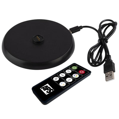 Lámpara De Mesa Decorativa Usb (Blanca) De Pvc / Plástico
