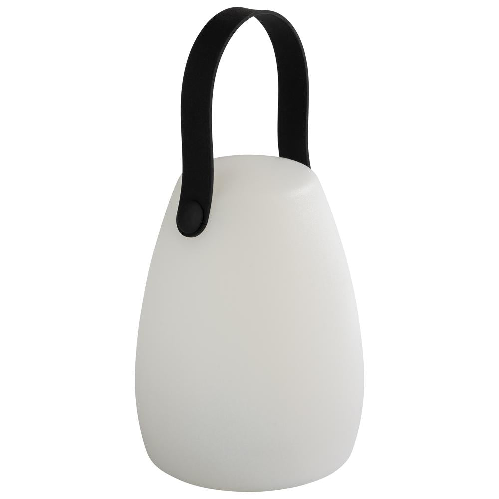 Lámpara De Mesa Decorativa Usb (Blanca) De Pvc / Plástico
