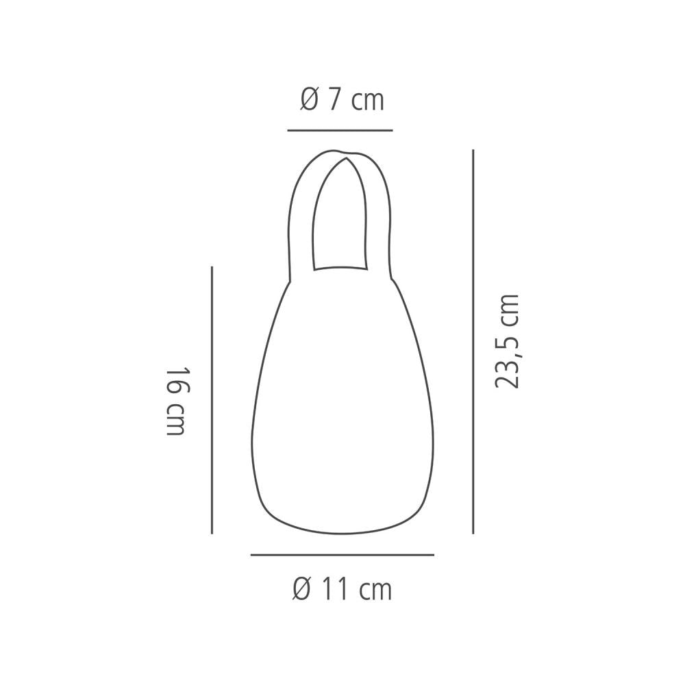 Lámpara De Mesa Decorativa Usb (Blanca) De Pvc / Plástico