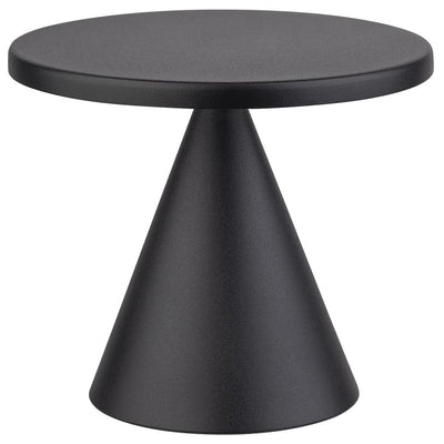 Lámpara De Mesa Decorativa Pequeña Con Usb Color (Negro) De Metal