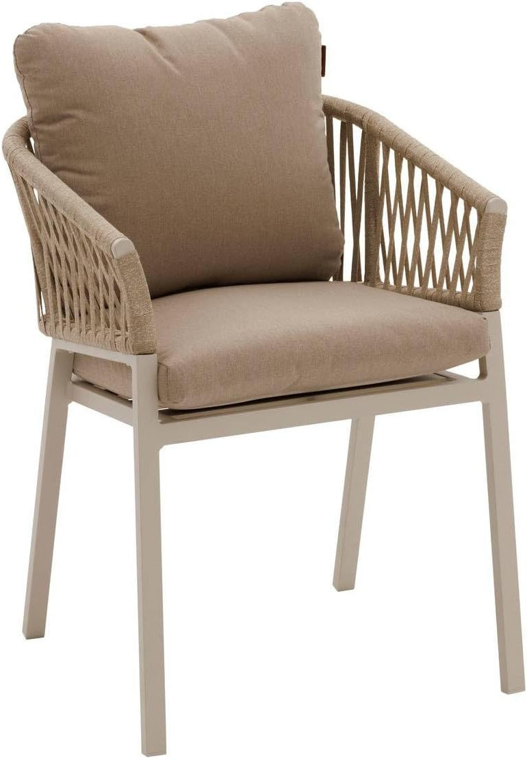 Sillón Para Terraza (Beige) Estructura De Aluminio