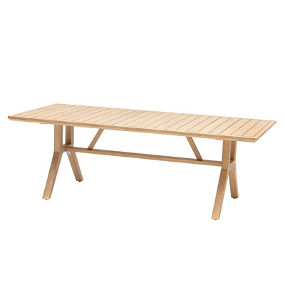 Mesa De Comedor Rectangular (Natural) Estructura De Madera