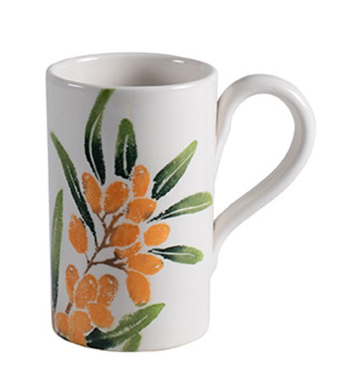 Mug Con Asas Con Diseño (Buckthorn) De Cerámica