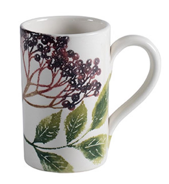 Mug Con Asas Con Diseño (Elderberry) De Cerámica