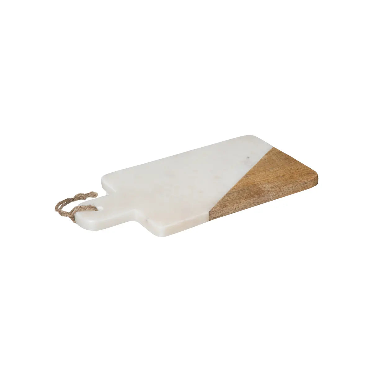 Tabla De Servir (Marrón/Blanco) De Mármol