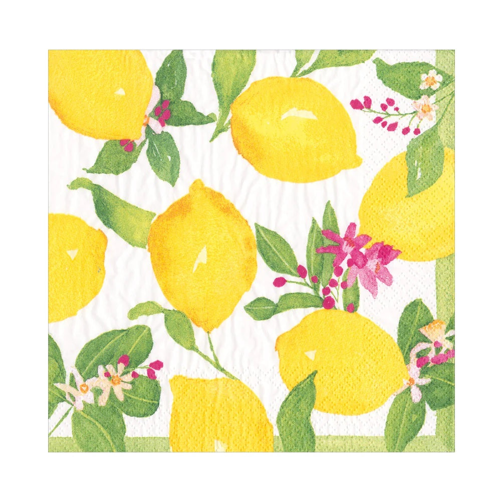 Set de 20 Servilletas (Lemon) De Papel