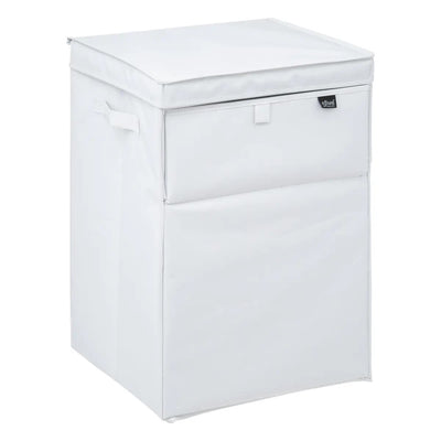 Cesta Organizadora Para Ropa Sucia 65 Ltrs (Blanco) De Poliéster
