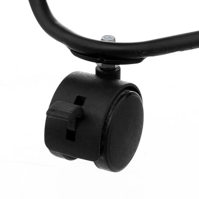 Carrito Organizador Con Ruedas Tres Niveles (Negro) Para Cocina De Metal