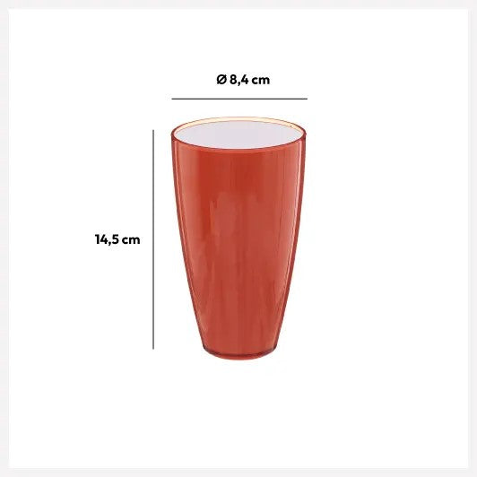 Vaso (Rosado) 500 Ml De Acrílico