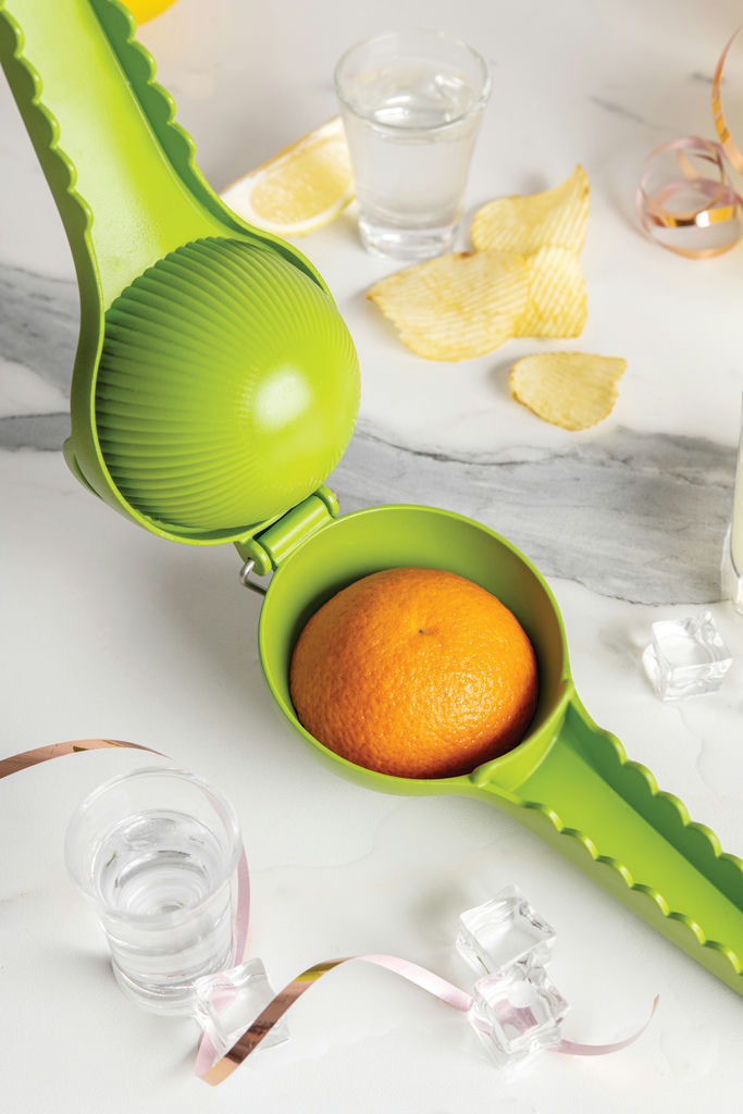 Exprimidor De Cítricos (Verde) De Metal