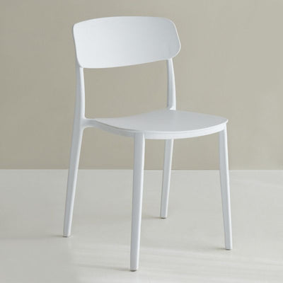 Silla De Comedor (Blanco) De Pvc