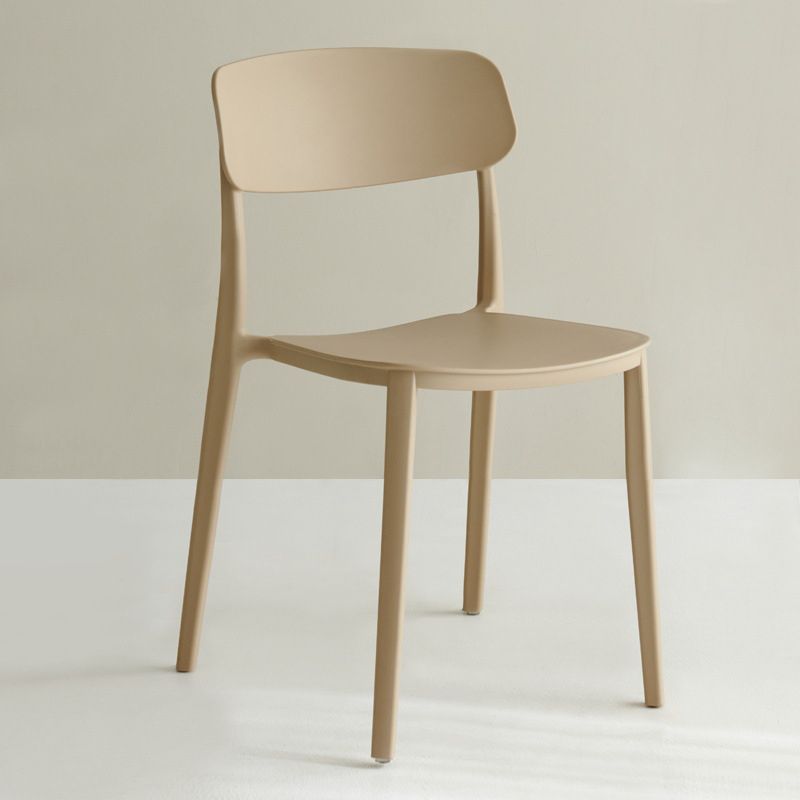 Silla De Comedor (Beige) De Pvc