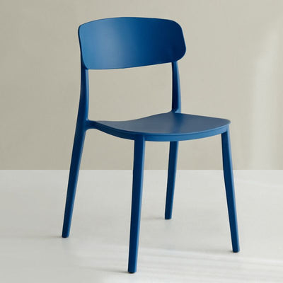 Silla De Comedor (Azúl) De Pvc