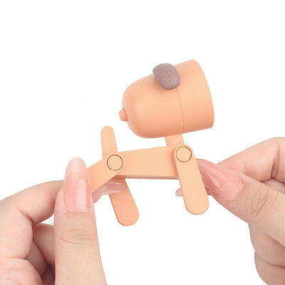 Mini Lámpara De Mesa Led (Modelo Perro) De Plástico