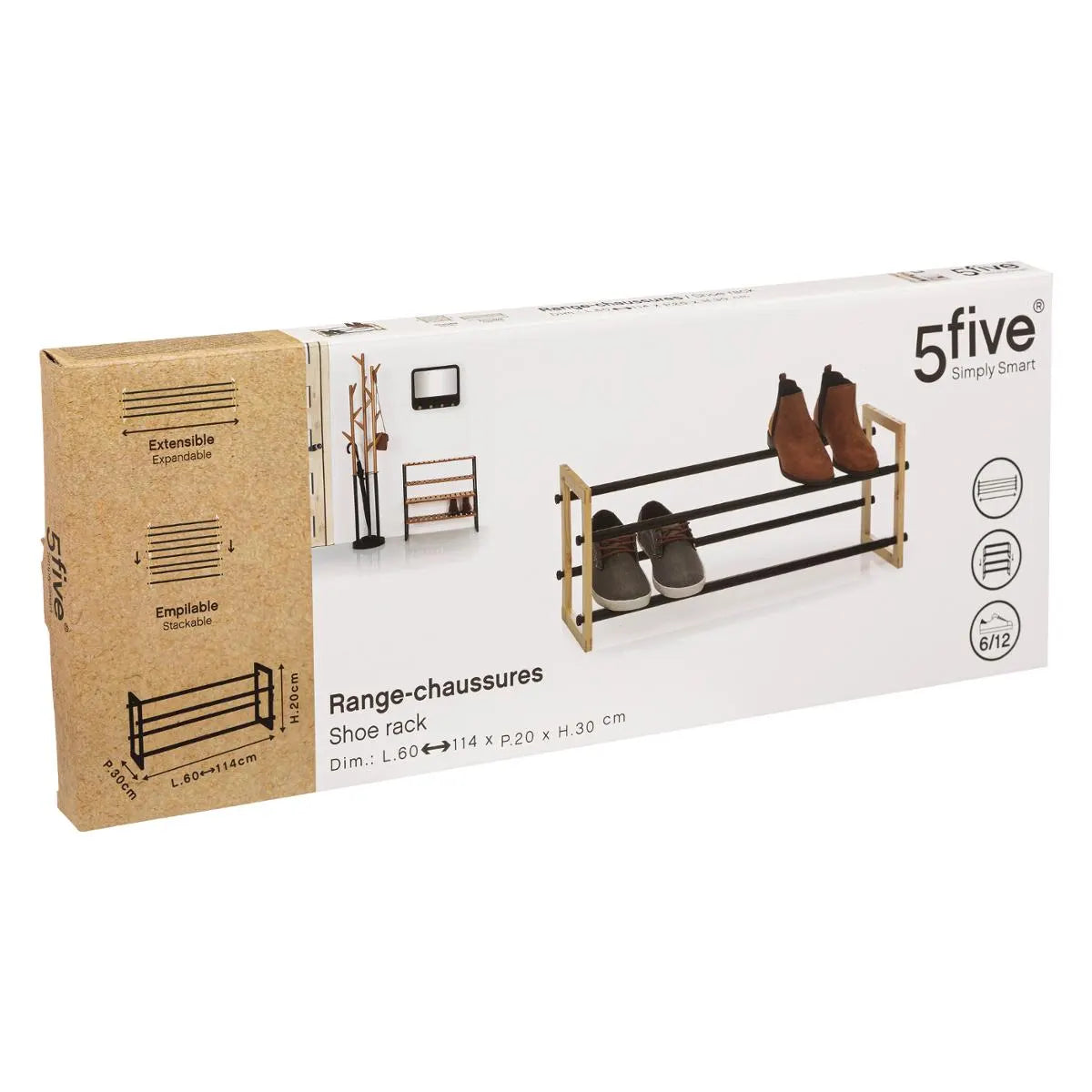 Zapatera Extendible De Madera