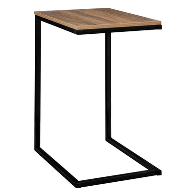 Mesa Auxiliar (Negro) Tablero Mdf Estructura De Metal