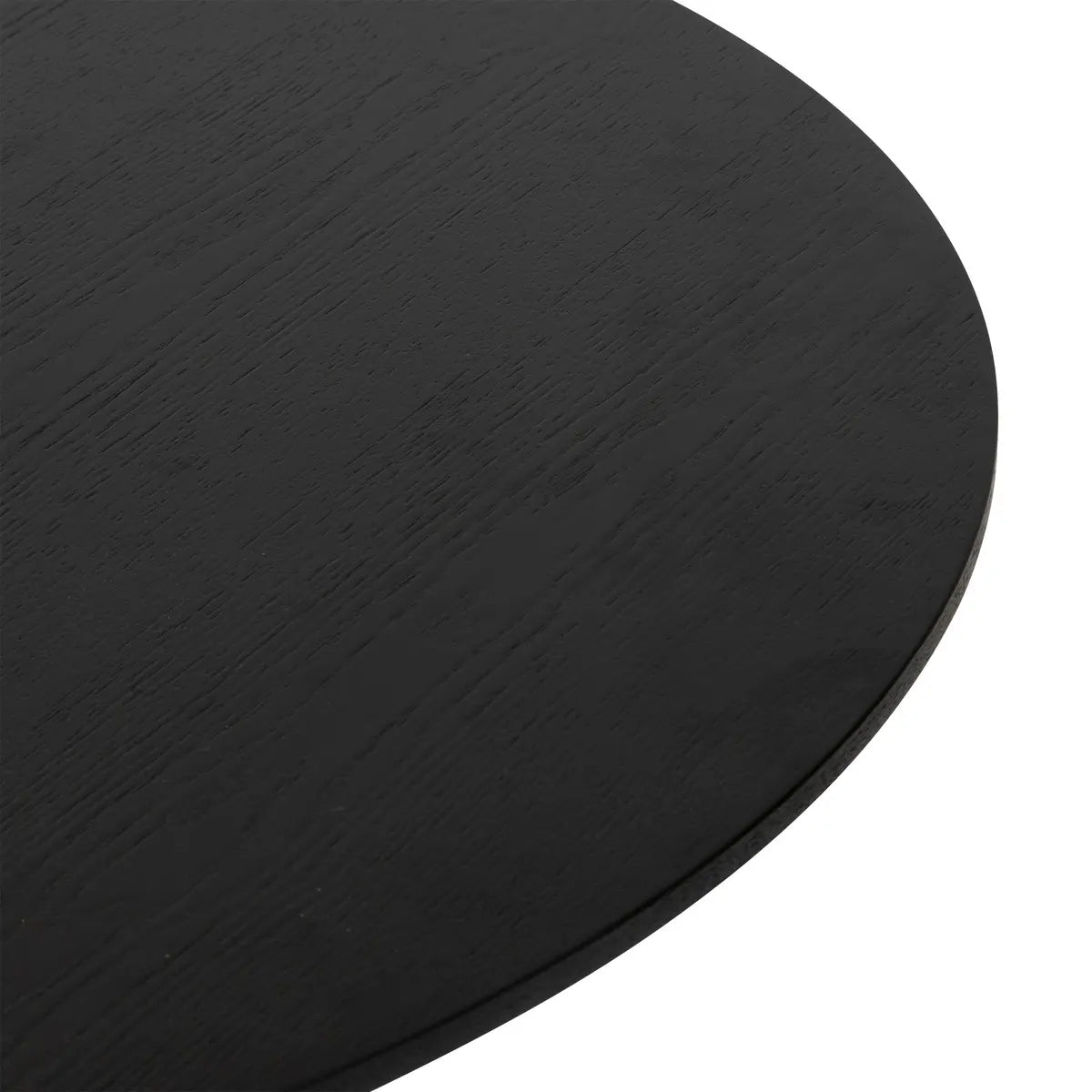 Mesa De Comedor Tablero Enchape (Negro) Estructura De Metal