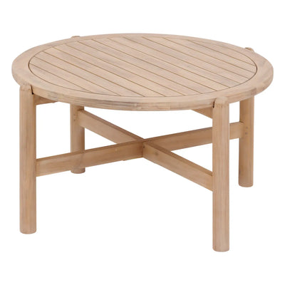 Mesa De Terraza Redonda (Acacia) De Madera