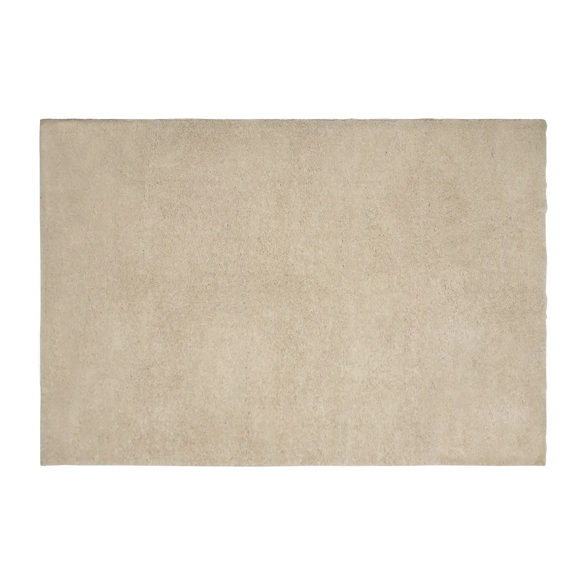 Alfombra Decorativa Rectangular (Beige) De Poliéster