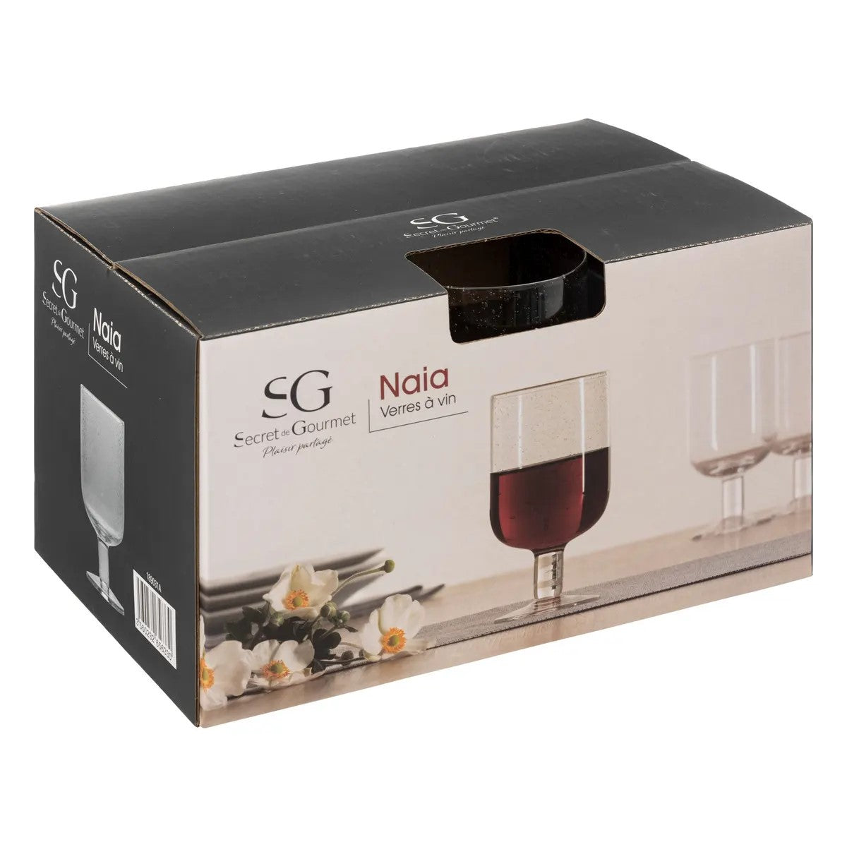 Copa Para Vino 250 Ml (Transparente) De Vidrio