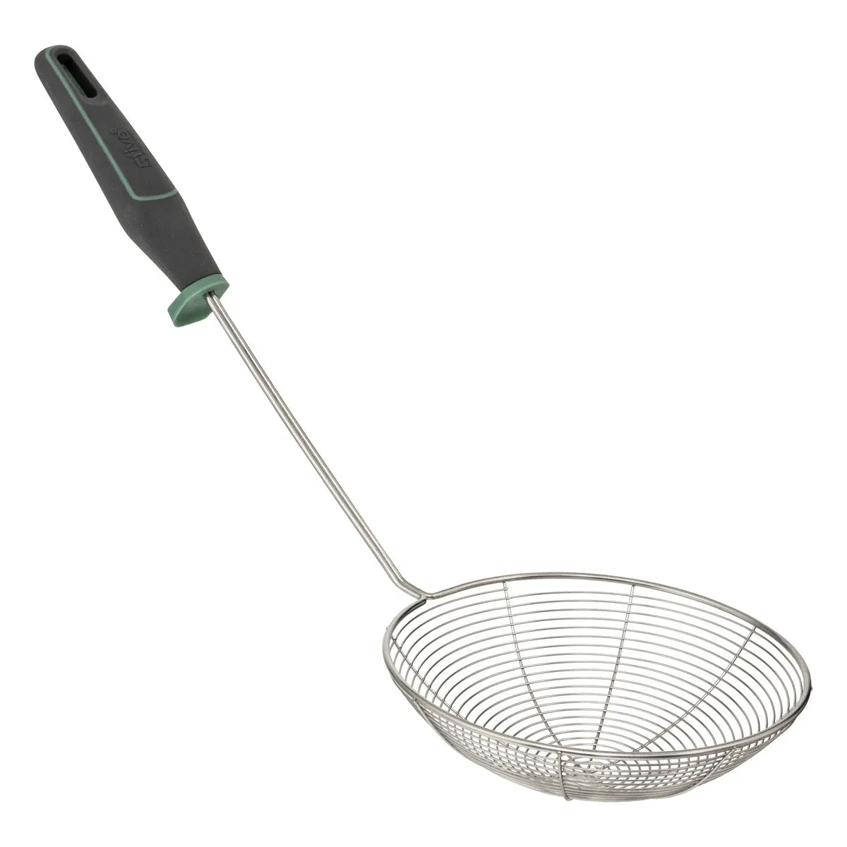 Espumadera Para Freir (Gris) De Acero