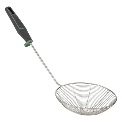 Espumadera Para Freir (Gris) De Acero