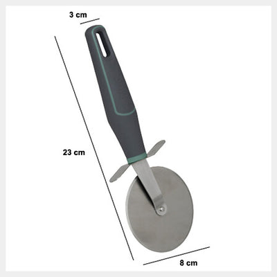 Cortador De Pizza Mango (Gris) De Acero