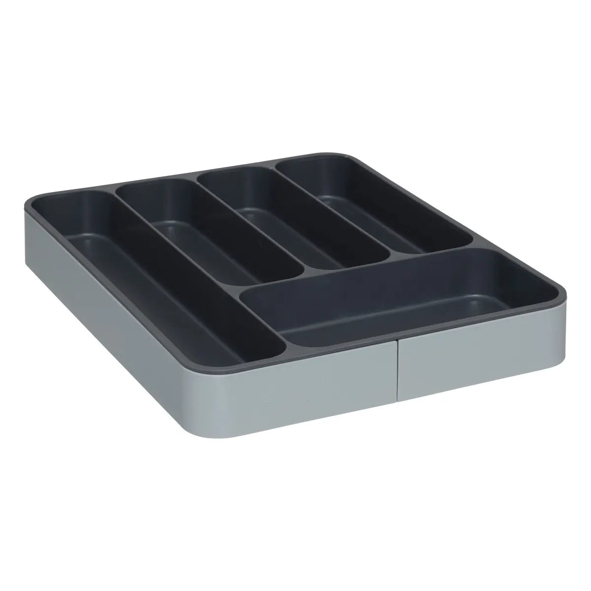 Organizador De Utensilios Extensible (Gris) De Plástico