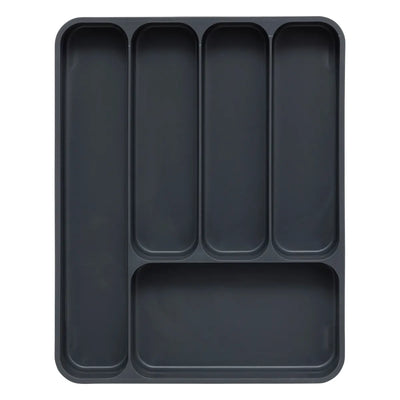Organizador De Utensilios Extensible (Gris) De Plástico