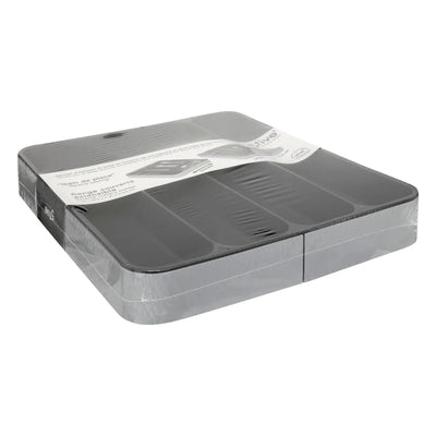 Organizador De Utensilios Extensible (Gris) De Plástico