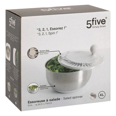Escurridor De Ensalada (Colores) 4 Lt De Acero