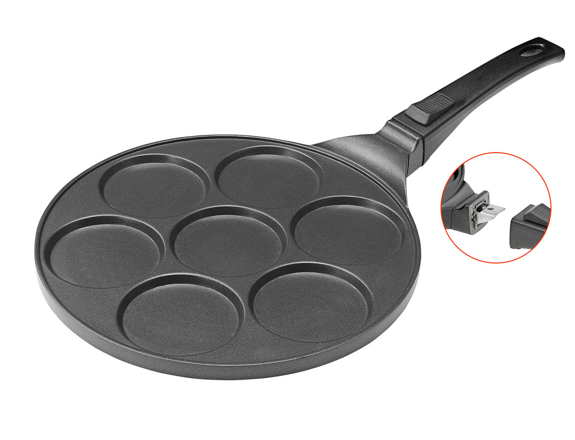 Sartén Con Moldes Para Pancakes De Metal