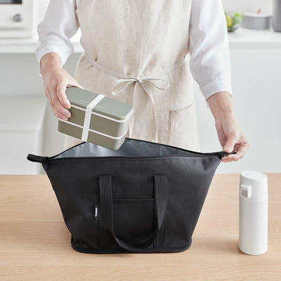 Bolso Con Asas (Negro) De Poliéster