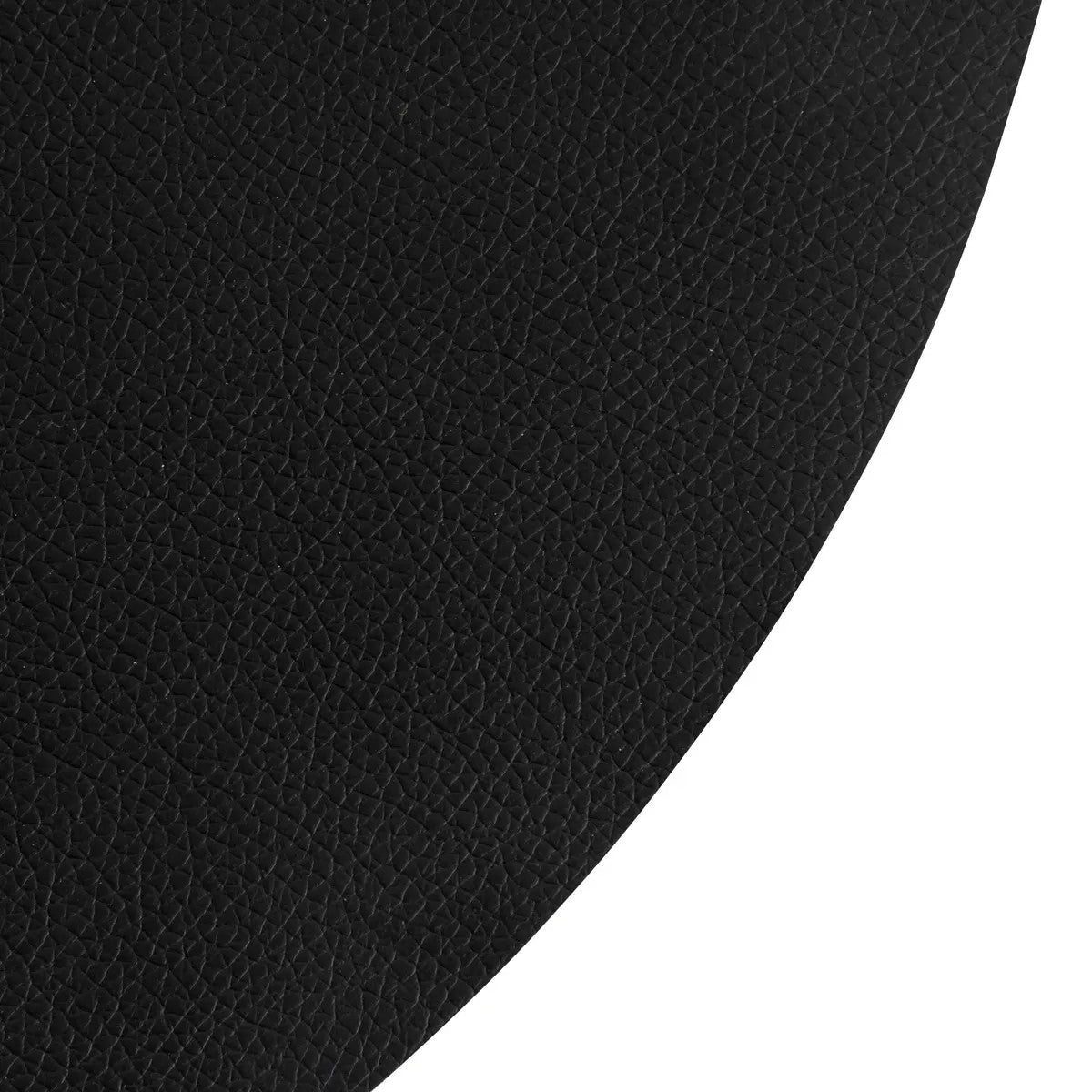 Individual Redondo (Negro) De Pvc