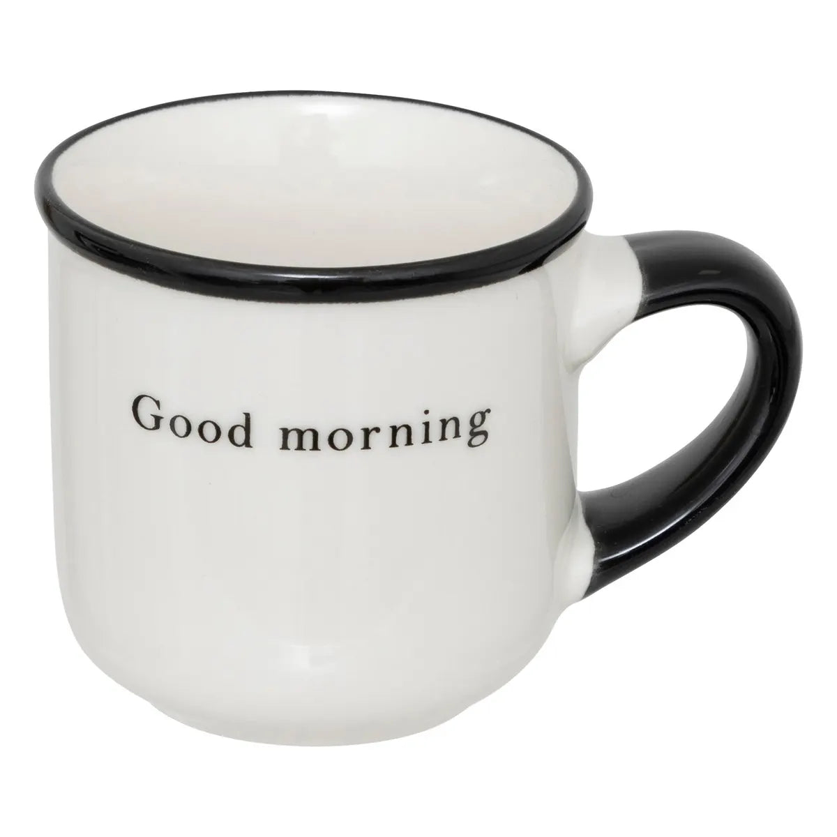 Taza (Blanca) Asa Negra 100 Ml De Porcelana