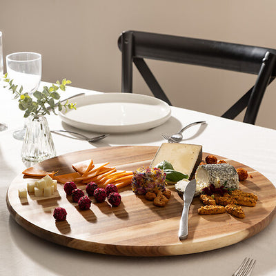 Bandeja Giratoria (Marrón) 50 Cm De Madera