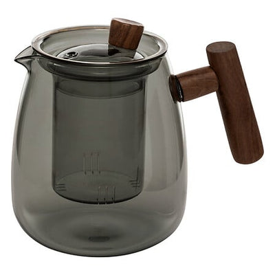 Tetera Infusionera (Gris) 0.8 Lt De Vidrio
