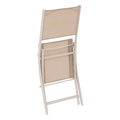 Silla Plegable (Beige) De Metal