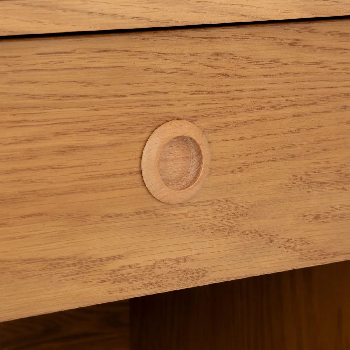 Velador Mesa De Noche (Marrón) Con 1 Cajón De Madera