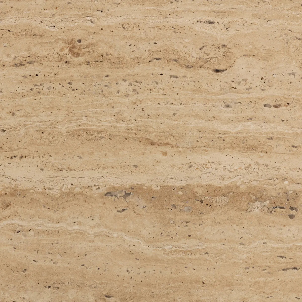 Set De 2 Mesas Auxiliares Tablero De Travertino Estructura De Madera