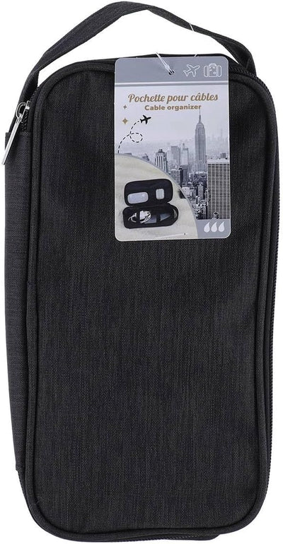 Estuche Organizador De Cables (Negro) De Poliéster