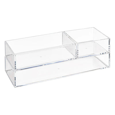 Set de 3 Cajas Organizadoras (Transparente) De Plástico