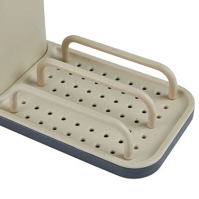 Organizador Para Fregadero (Beige) De Plástico