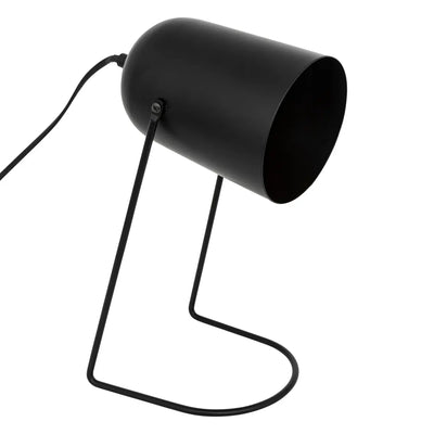 Lámpara De Mesa (Negro) De Metal