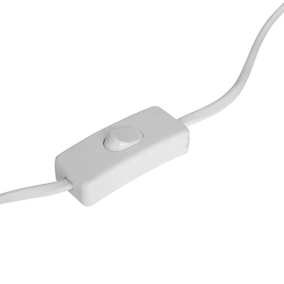 Lámpara De Mesa (Blanco) De Metal