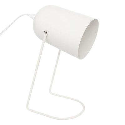 Lámpara De Mesa (Blanco) De Metal
