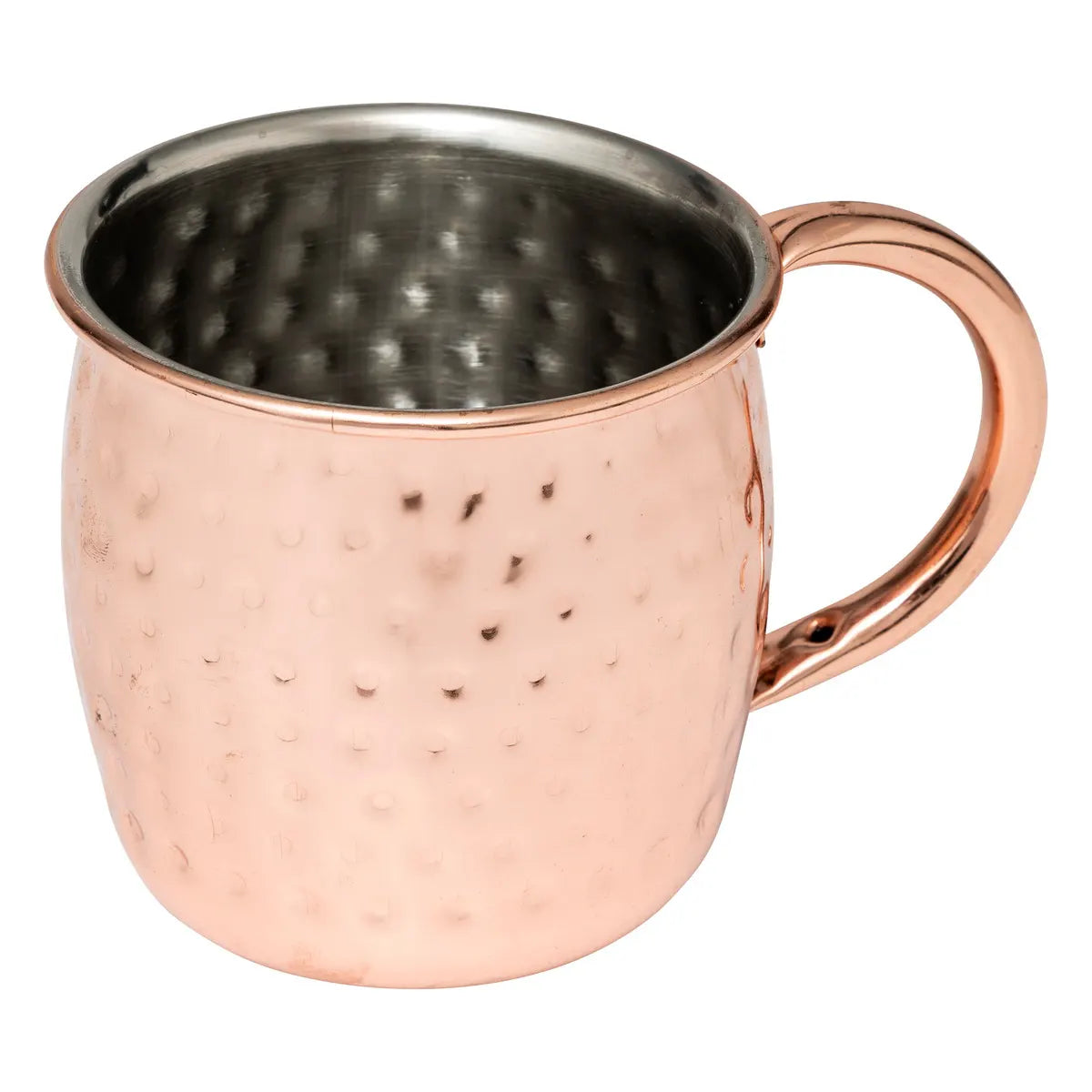 Set de 2 Tazas Color (Cobre) 470 Ml De Acero