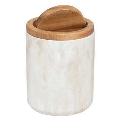 Tacho De Mesa Con Tapa (Beige) De Poliresina