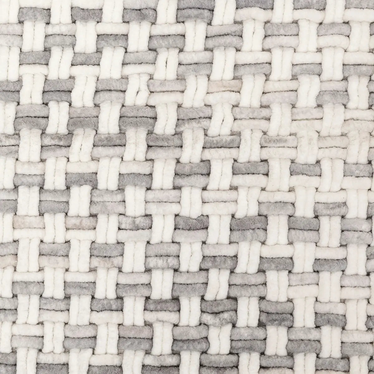 Piso De Baño (Gris) Diseño Tejido De Poliéster