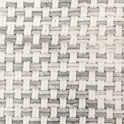 Piso De Baño (Gris) Diseño Tejido De Poliéster